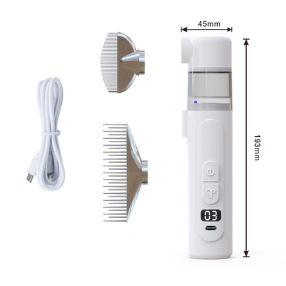 Electric Pet Flea Remover and Detangling Comb