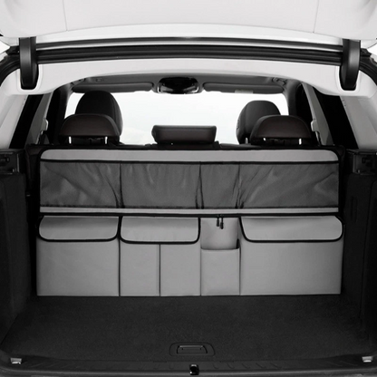 🚗 LIMITED-TIME 50% OFF! 📦 Car Trunk Storage Bag, Hanging Organiser – Spacious, Durable, Easy Mount 🧺