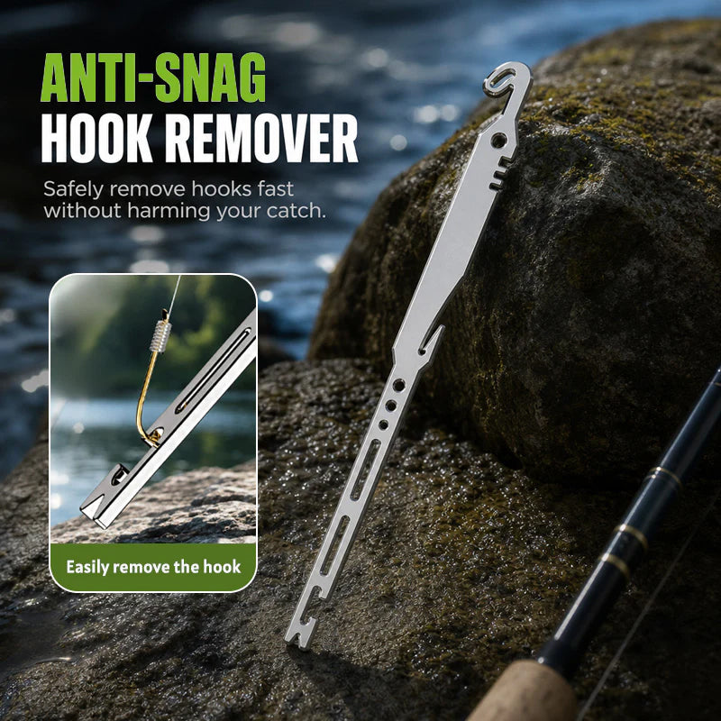 ⏳Limited-time 50% off⏰6-in-1 Stainless Steel Fishing Multi Tool Hook Remover and Knot Tyer🎣🐟