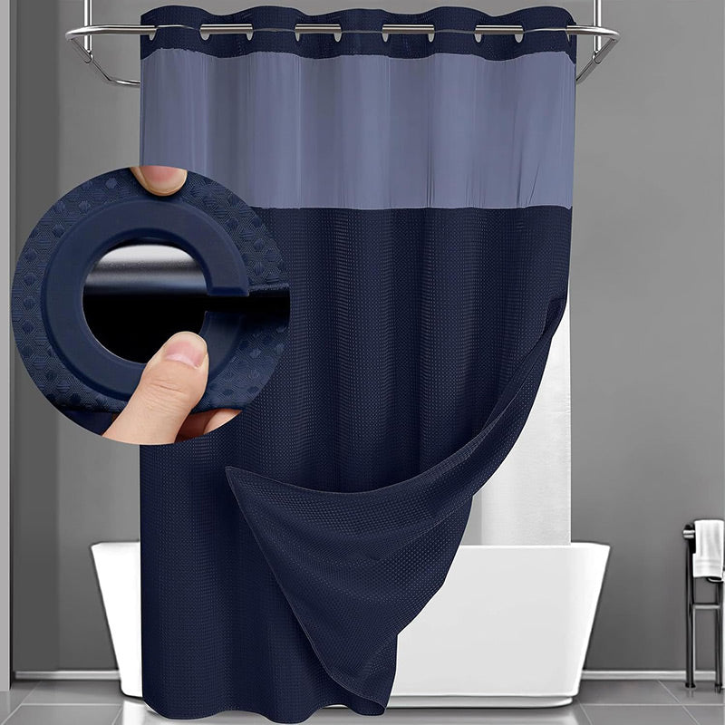 📢📢49% OFF !! ⏰Waffle Pattern Shower Curtain