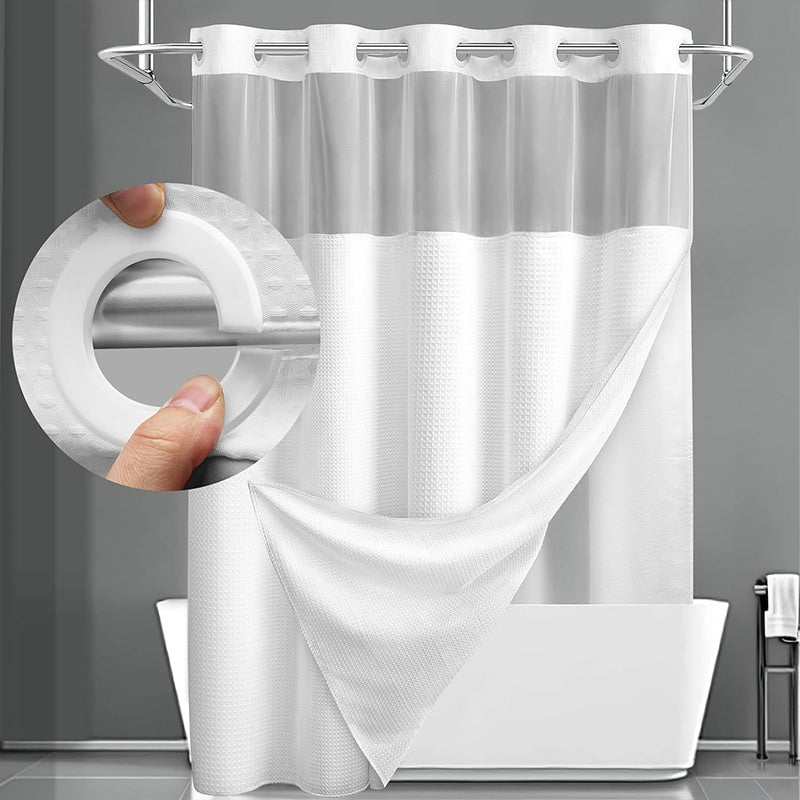 📢📢49% OFF !! ⏰Waffle Pattern Shower Curtain