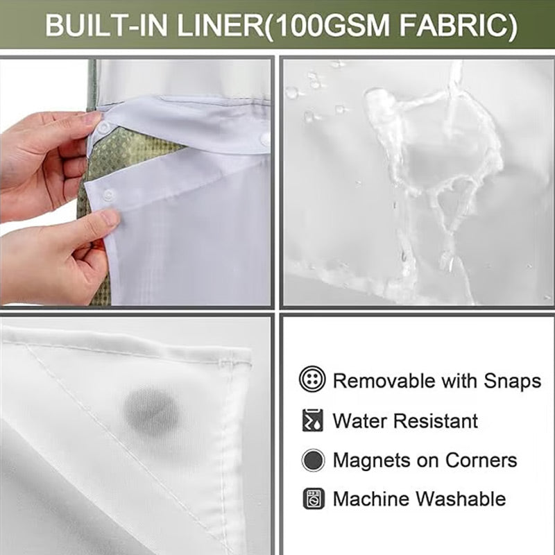 📢📢49% OFF !! ⏰Waffle Pattern Shower Curtain