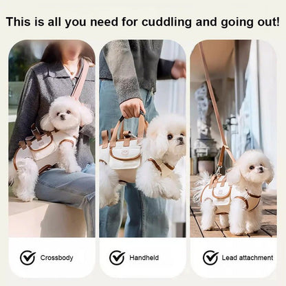 🐾 LIMITED-TIME 49% OFF! 🎒 Portable Breathable Pet Carrier Sling & Backpack – 2-in-1, Padded Strap, Adjustable 🚶