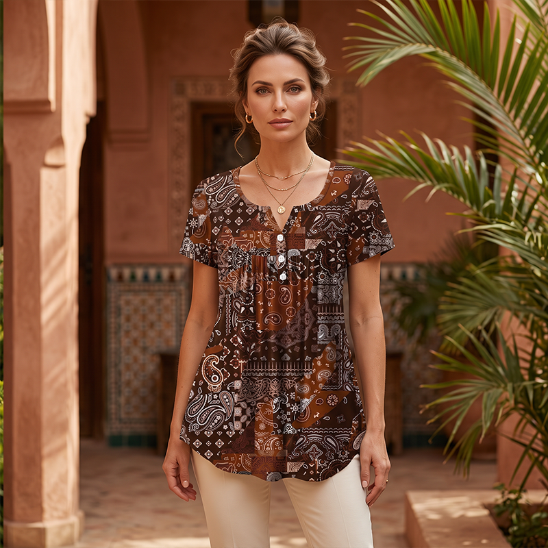 🔥Last Day 49% OFF -Women's Casual V-Neck Top