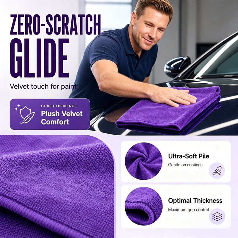 Lint-Free Highly Absorbent Cleaning Cloth