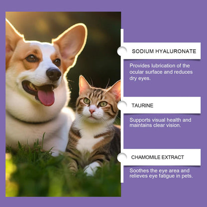 🔥Hot Sale 50% OFF🔥 Gentle Pet Eye Rinse for Dogs & Cats – Alcohol-Free, Flushes Debris, 150ml 🐶