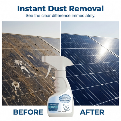 Maximum Efficiency Solar Panel Cleaner Spray