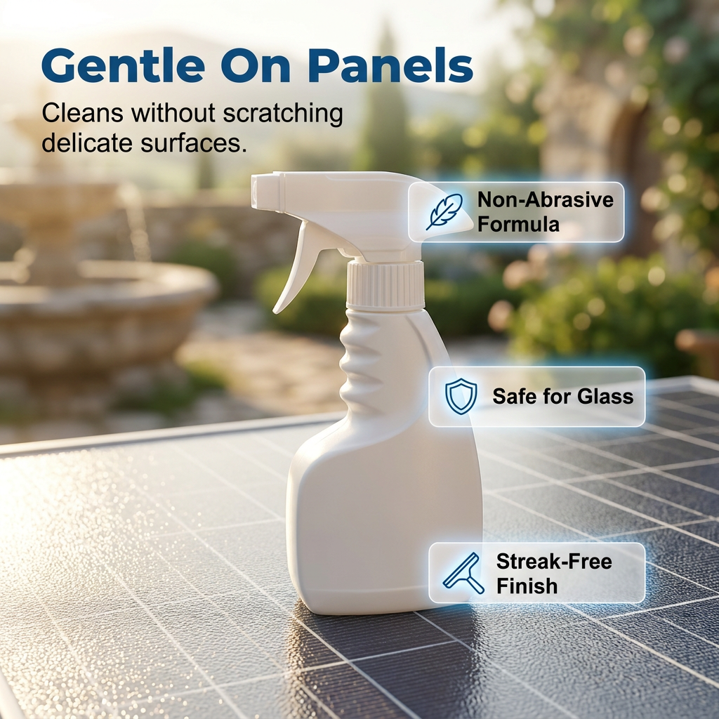 Maximum Efficiency Solar Panel Cleaner Spray
