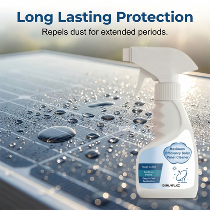 Maximum Efficiency Solar Panel Cleaner Spray