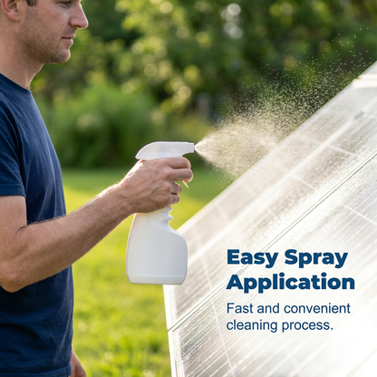 Maximum Efficiency Solar Panel Cleaner Spray