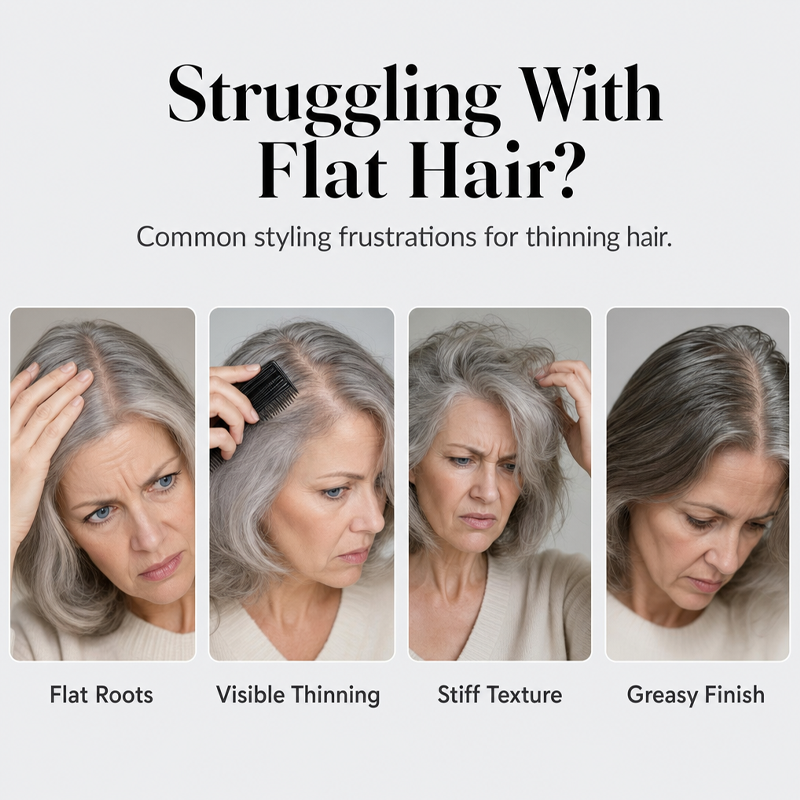 Fluffy Hair Shaping Spray Long Lasting Volumizing Mist with Peach Fragrance
