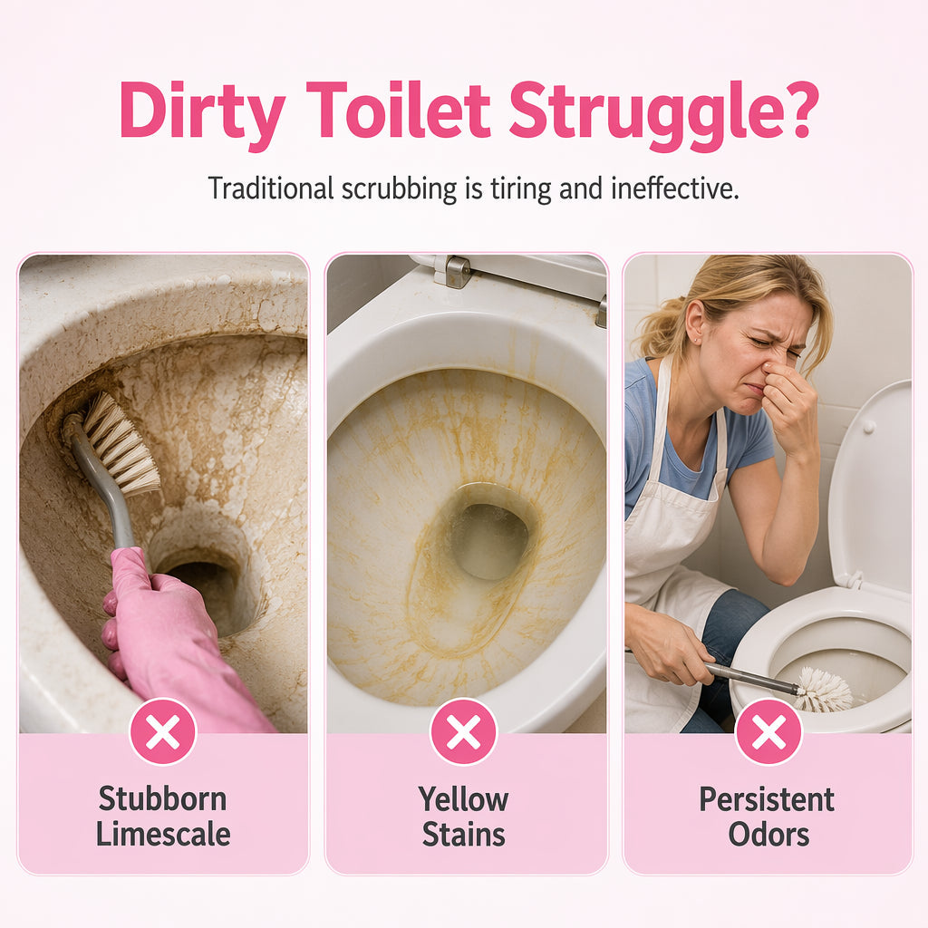 Toilet cleaning powder