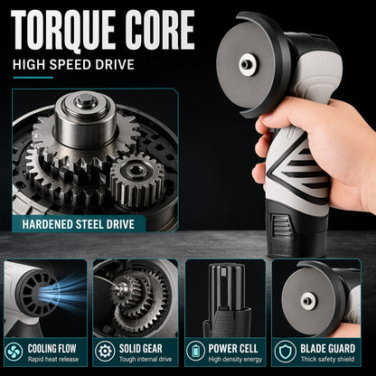 Mini Cordless Angle Grinder Kit