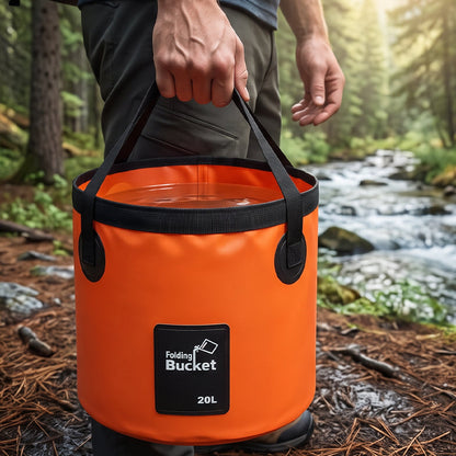 📢📢50% OFF !! ⏰Portable Folding Bucket for Outdoor Camping and Fishing