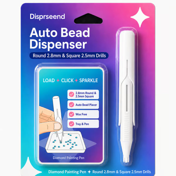 ❄️Summer Sale: 55% off! 💎Automatic diamond painting applicator pen – Place stones faster without constant wax refills.