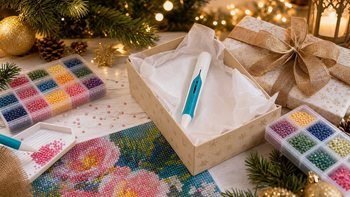 ❄️Summer Sale: 55% off! 💎Automatic diamond painting applicator pen – Place stones faster without constant wax refills.