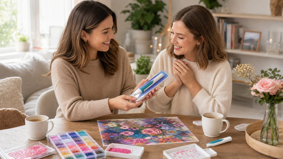 ❄️Summer Sale: 55% off! 💎Automatic diamond painting applicator pen – Place stones faster without constant wax refills.