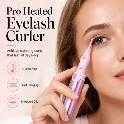 💐Last Day Special Price‼️✨Rechargeable Heated Eyelash Curler | Get Long-Lasting Perfect Lash Curls Anytime🔋