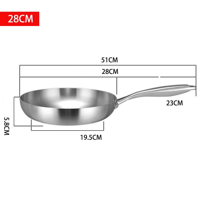 Hand-hammered, uncoated non-stick frying pan 🍳