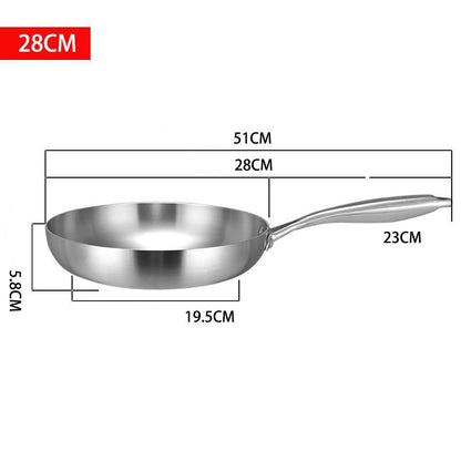 Hand-hammered, uncoated non-stick frying pan 🍳