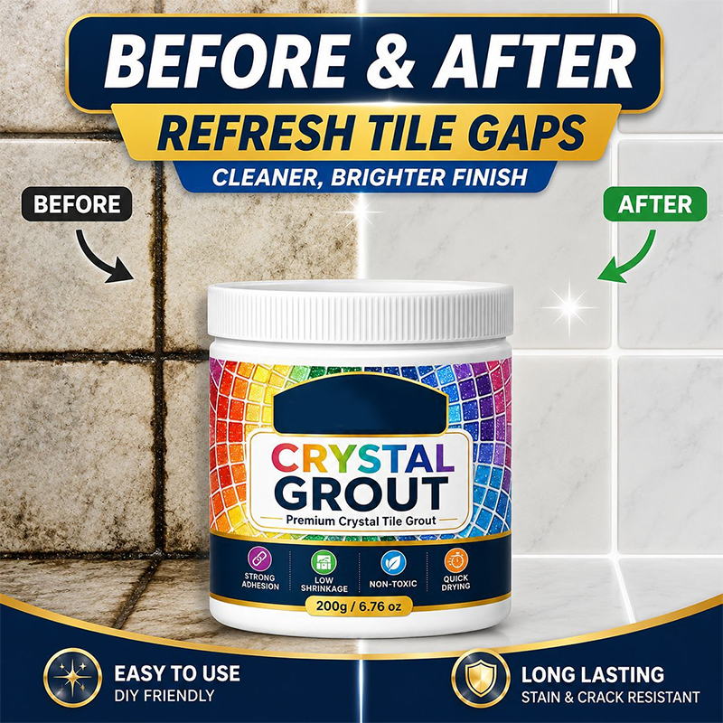 🥳2026 HOT SALE🥳💞50K+ SOLD!🛁💧 50% OFF! Mould‑Proof Tile Grout – Waterproof, stain‑resistant & crack‑proof🌟💪