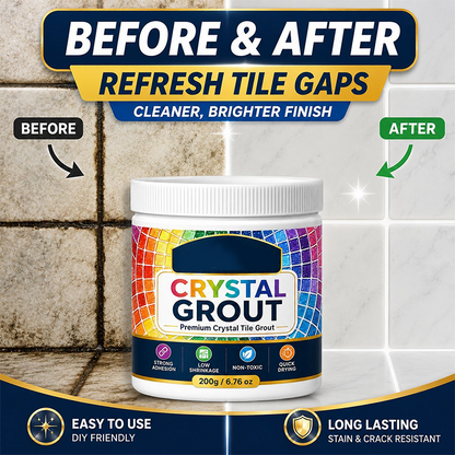 🥳2026 HOT SALE🥳💞50K+ SOLD!🛁💧 50% OFF! Mould‑Proof Tile Grout – Waterproof, stain‑resistant & crack‑proof🌟💪