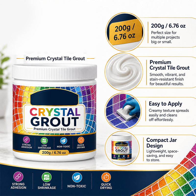 🥳2026 HOT SALE🥳💞50K+ SOLD!🛁💧 50% OFF! Mould‑Proof Tile Grout – Waterproof, stain‑resistant & crack‑proof🌟💪