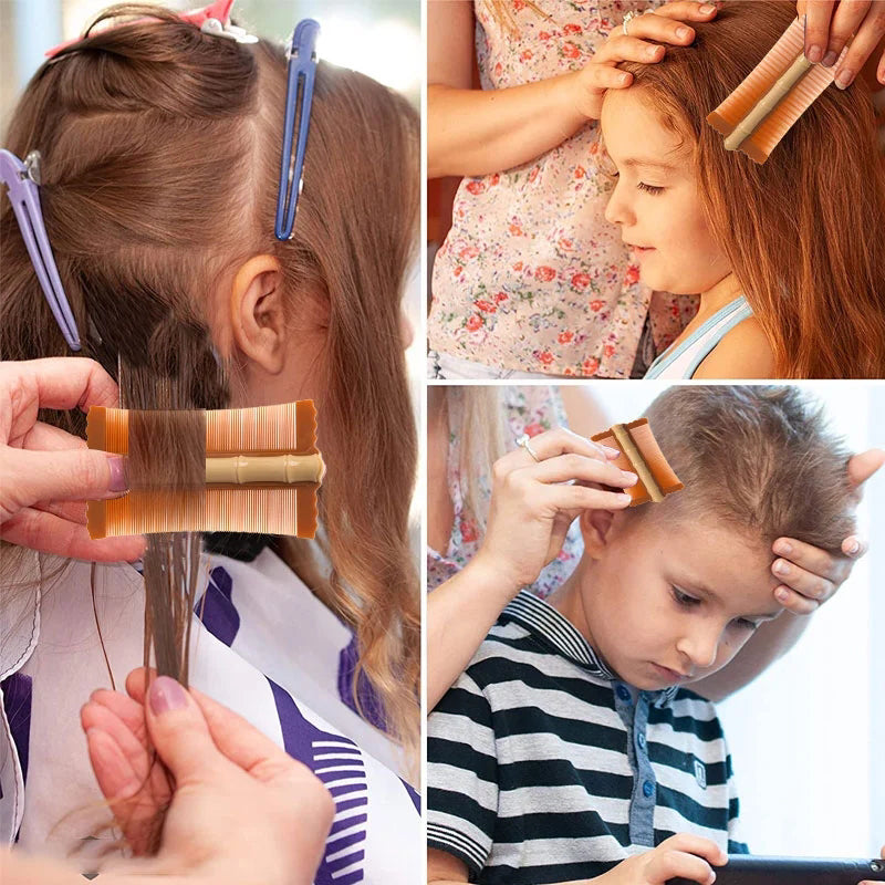 🎋 50% OFF! Bamboo Styling Double-Sided Fine Teeth Comb | Removes Lice & Dandruff | Ergonomic Grip | All Hair Types | For Adults, Kids & Pets 🌿✨