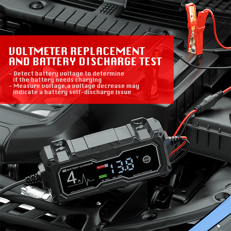 🔋 Smart Car Battery Charger – Test, Charge & Maintain with Ease ⚡
