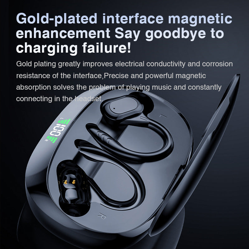 ⏳🔥LIMITED-TIME 50% OFF! ⏰Ear-Hook AI Translation Bluetooth Earphones
