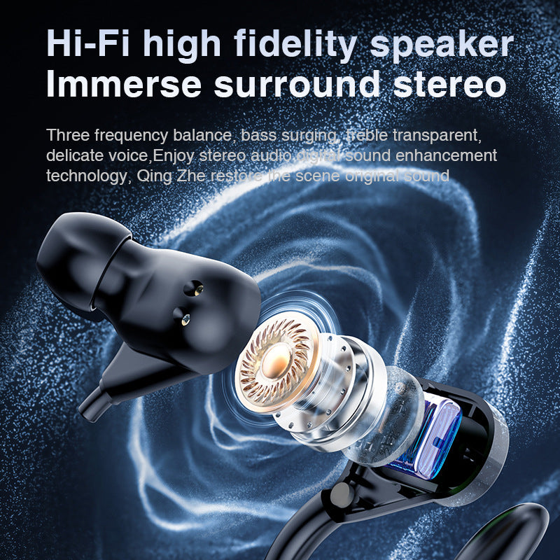 ⏳🔥LIMITED-TIME 50% OFF! ⏰Ear-Hook AI Translation Bluetooth Earphones