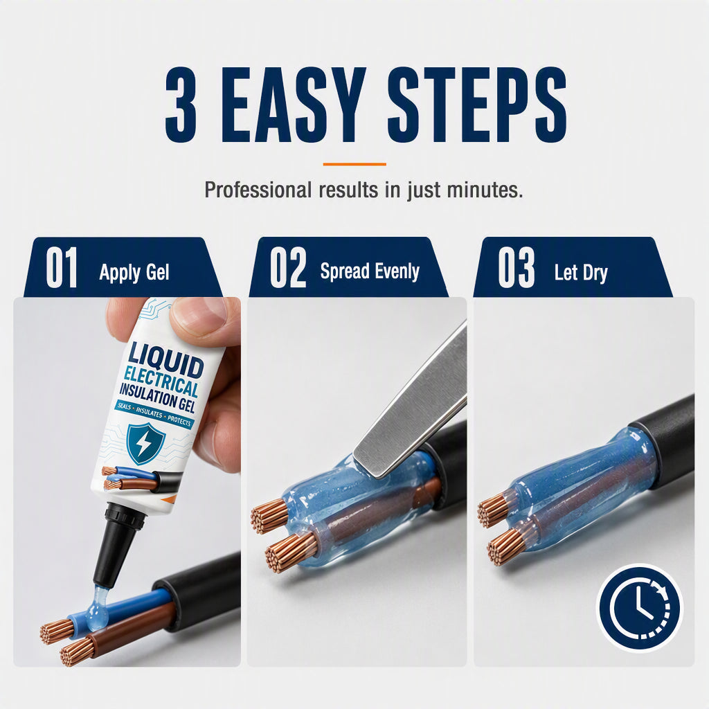 🔥Liquid Electrical Insulation Gel, Helps Seal & Insulate Joints, IP68, for Indoor & Outdoor 🔌