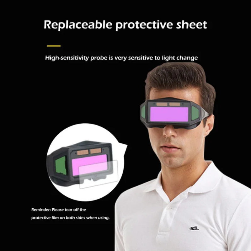 ⏳ Time-Limited 50% Off 🔥 Auto-Dimming Welding Safety Glasses — Solar Powered & Anti-Glare 👀