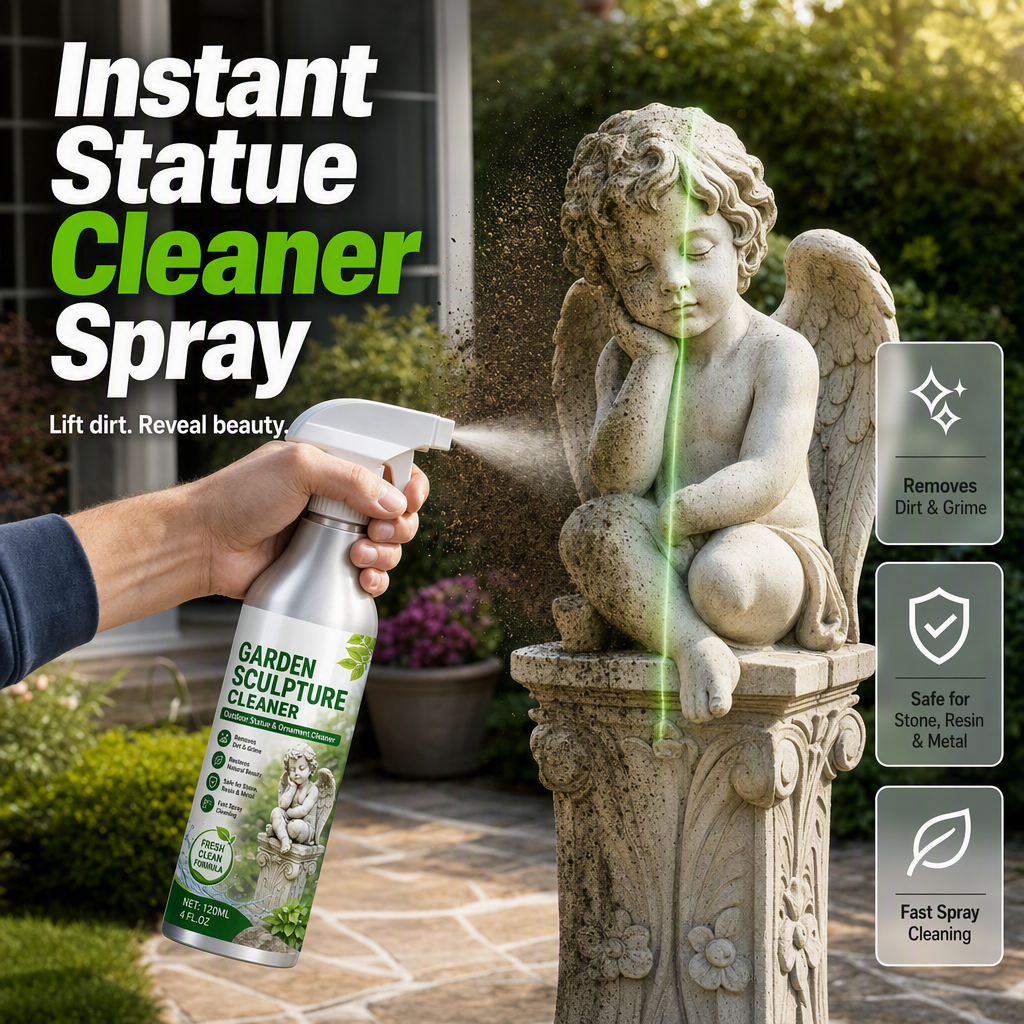 🥳2026 HOT SALE🥳💞50K+ SOLD!🧼Powerful Garden Sculpture Cleaner Spray