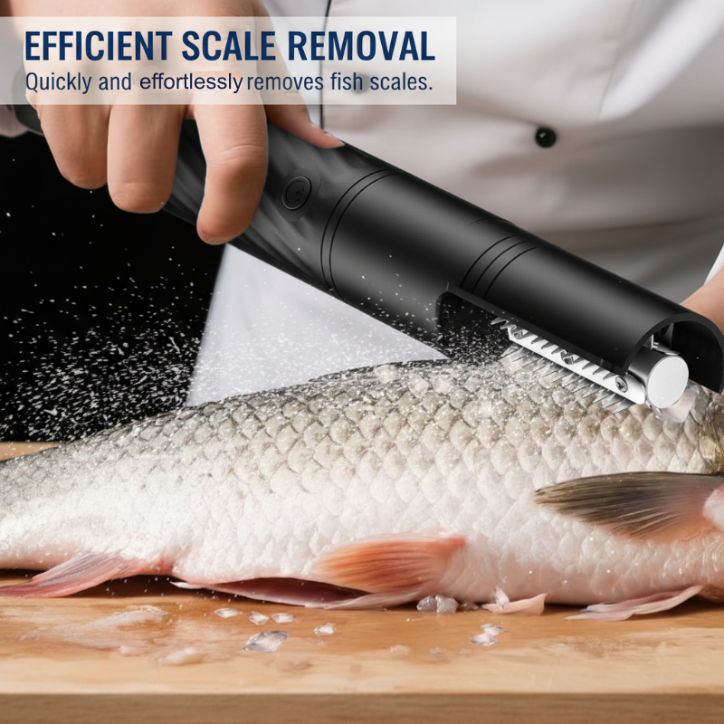 ✨ Rechargeable Fish Scaler — Fast, Skin-Friendly & Waterproof ⚡