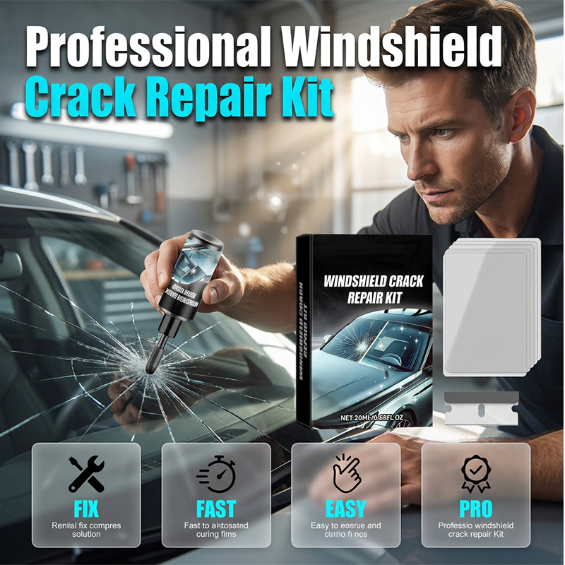 🔧 WINDSHIELD CRACK REPAIR KIT ✨