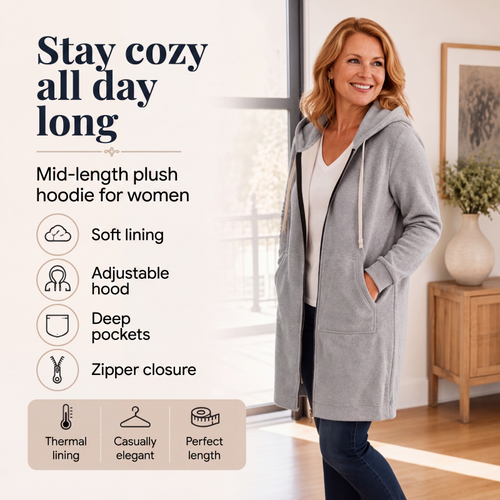 📢📢This Week's Special Price!!🔥🔥✨ Women's Zip-Up Fleece Hoodies