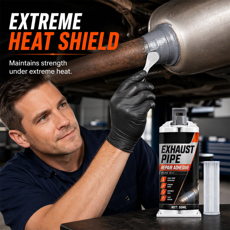 🔥 High Temp Exhaust Pipe Repair Glue – 50ml Muffler Sealant