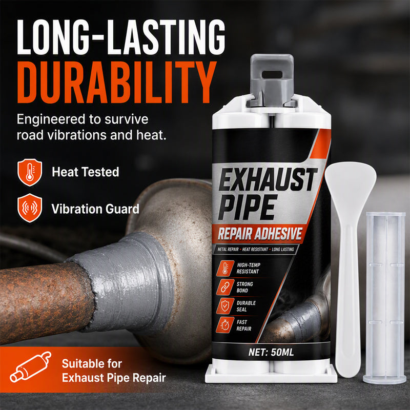 🔥 High Temp Exhaust Pipe Repair Glue – 50ml Muffler Sealant