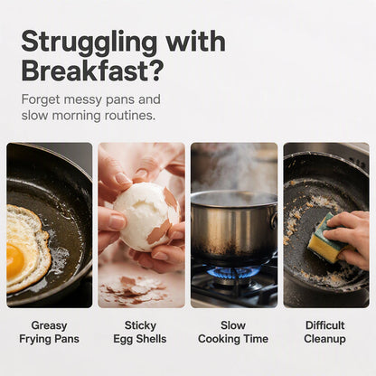 🥚 50% OFF + BUY 1 GET 1 FREE! Dual Cavity Microwave Egg Poacher – Quick oil‑free cooking, food‑grade PP & versatile. Perfect for busy mornings – healthy breakfast in minutes! ⚡🍳