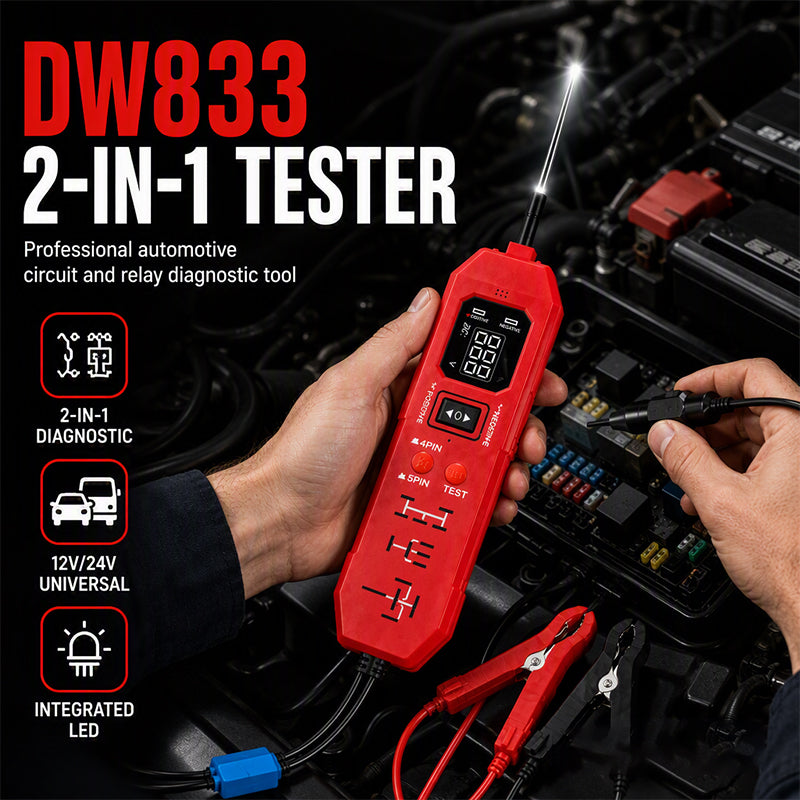 🔧LIMITED-TIME 50% OFF! ⏰ Automotive Circuit Tester with Digital Display