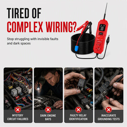🔧LIMITED-TIME 50% OFF! ⏰ Automotive Circuit Tester with Digital Display
