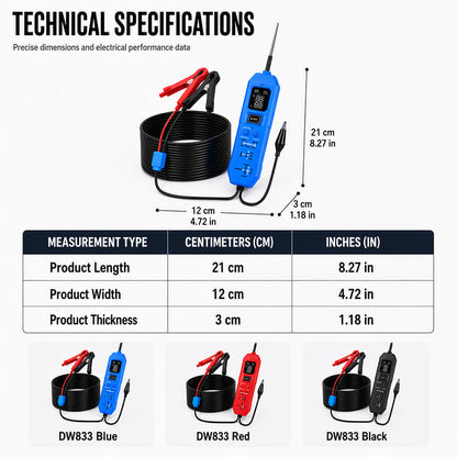 🔧LIMITED-TIME 50% OFF! ⏰ Automotive Circuit Tester with Digital Display