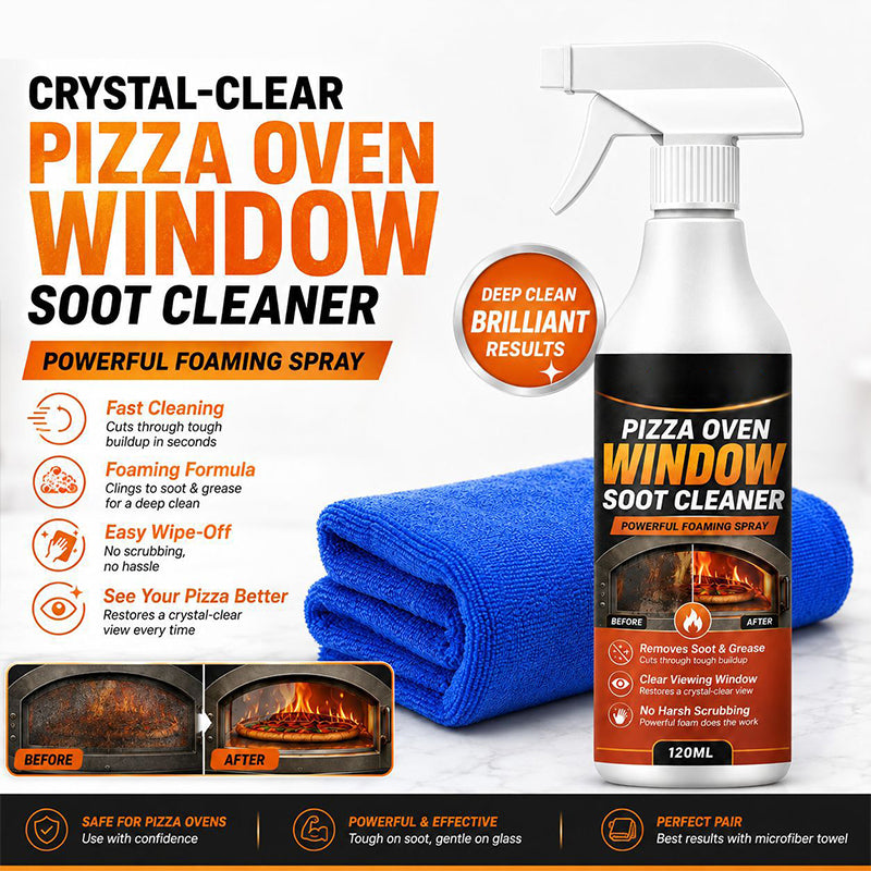 Pizza Oven Window Soot Cleaner Spray