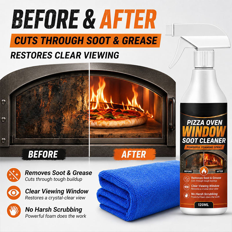 Pizza Oven Window Soot Cleaner Spray