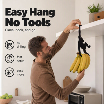 🐒 Monkey Shaped Banana Hook