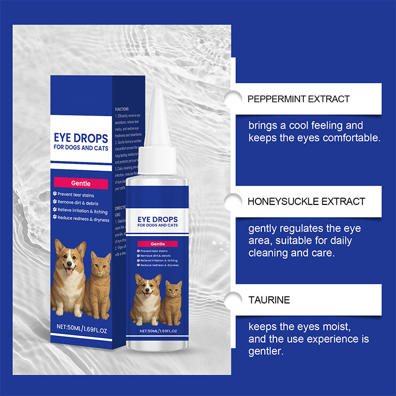 Universal Pet Eye Drops for Dogs and Cats