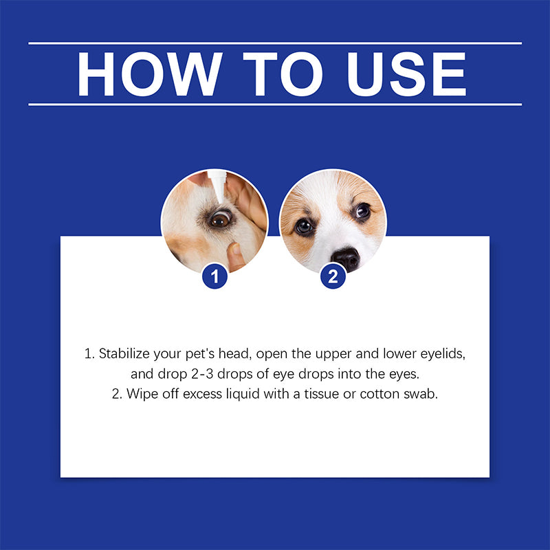 Universal Pet Eye Drops for Dogs and Cats