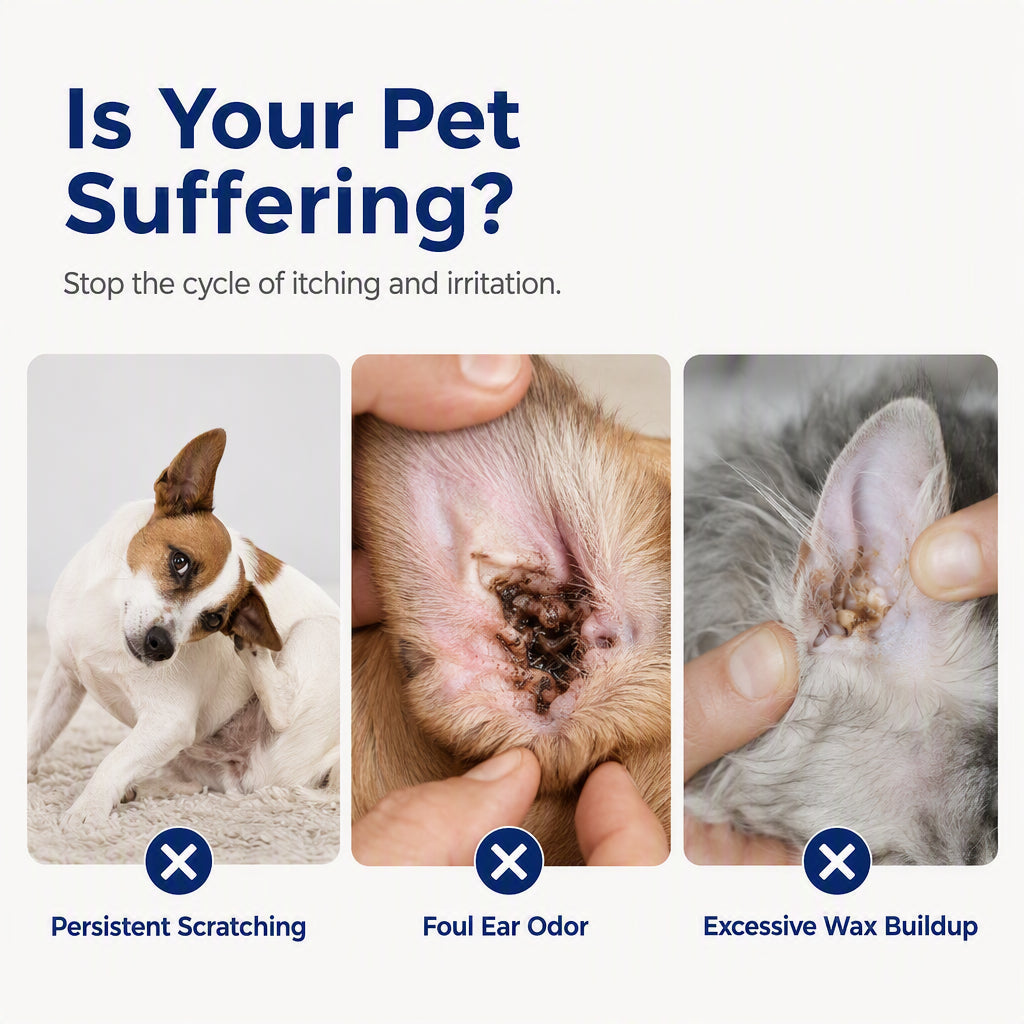 ⏳Limited-time 50% off⏰Pet Ear Cleaner for Dogs & Cats🐶🐱👂🪄