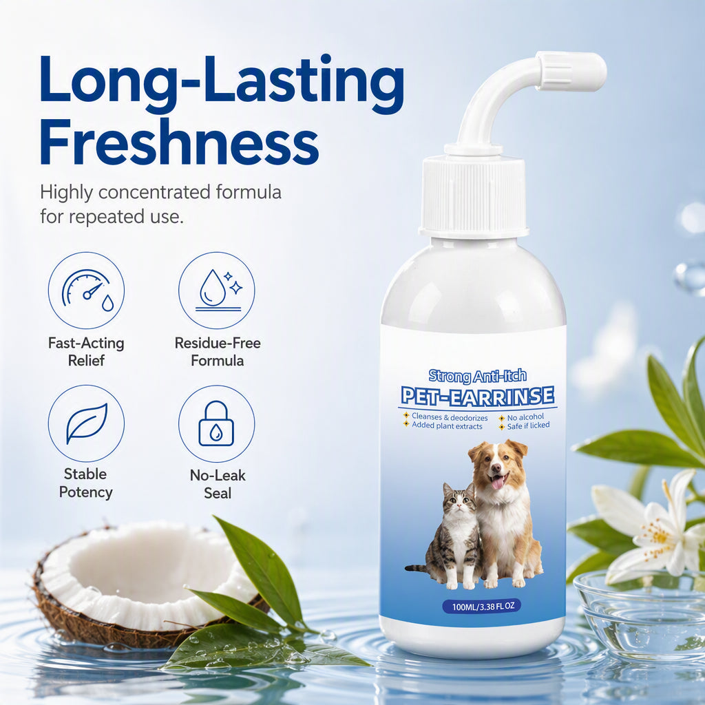 ⏳Limited-time 50% off⏰Pet Ear Cleaner for Dogs & Cats🐶🐱👂🪄
